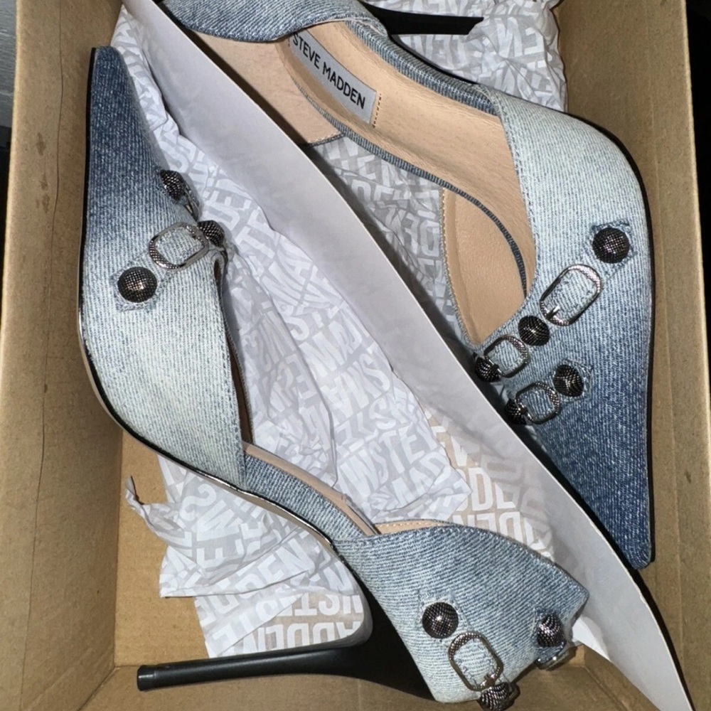 Steve Madden Blue Gradient Heels